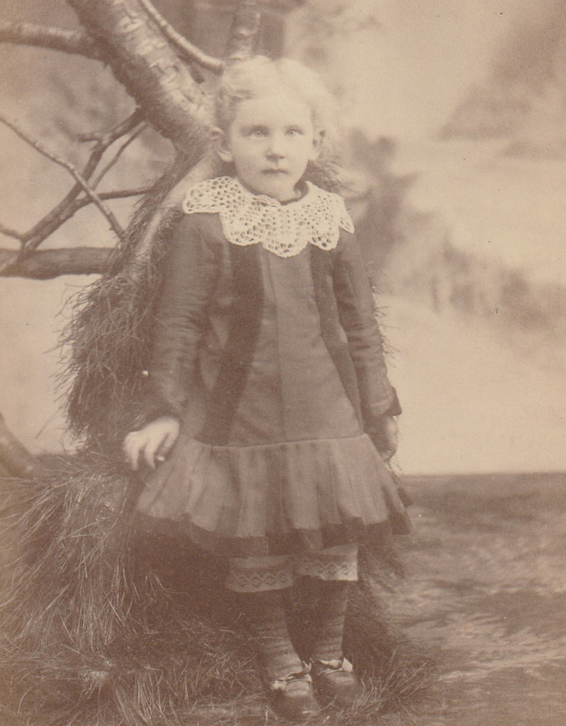 Ghostly Victorian Child Photo Close Up 2