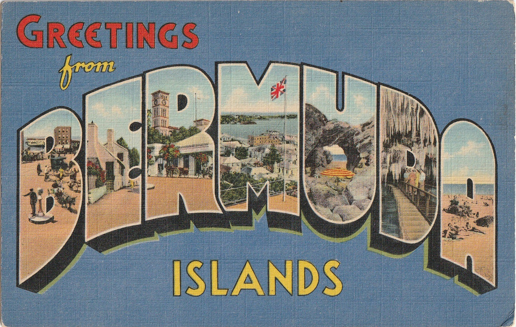 Greetings From Bermuda Islands Postcard