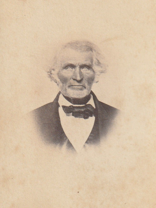 Grizzled Old Victorian Man CDV Close Up