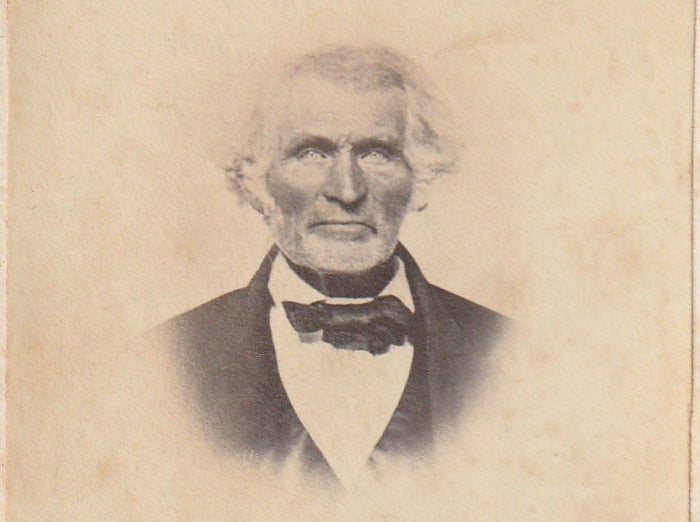 Grizzled Old Victorian Man CDV Close Up 3