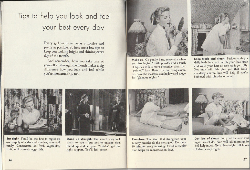 Growing Up and Liking It - Personal Products Corporation - Booklet, c. 1954 - tips to help you look and feel your best every day