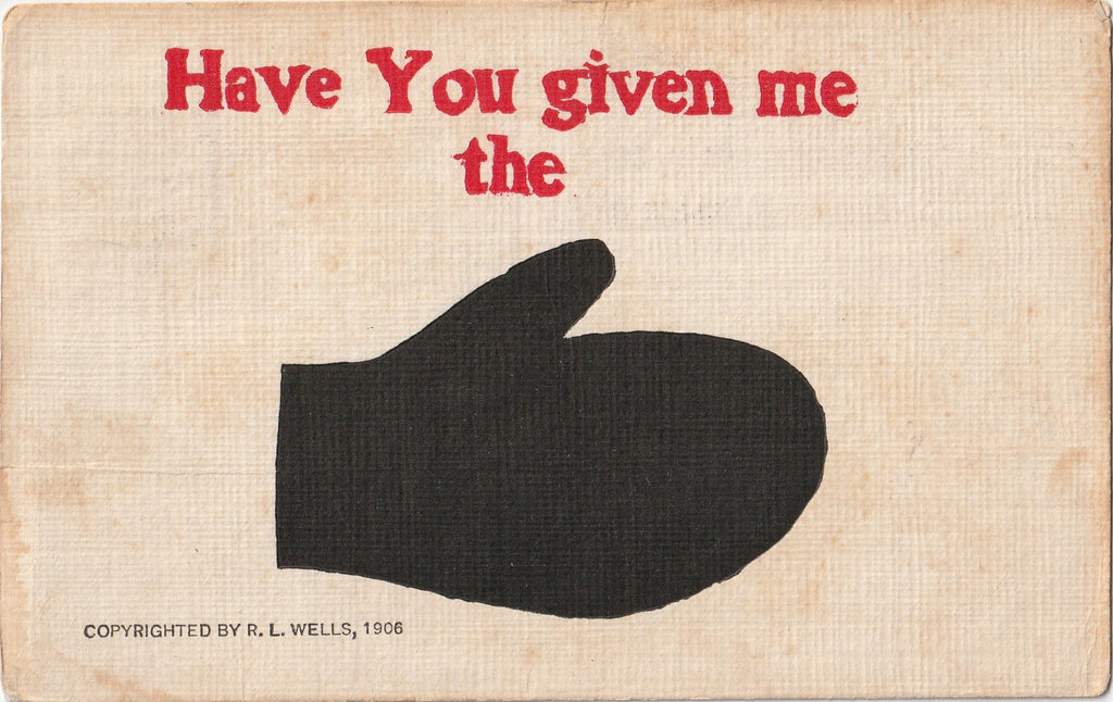 Hand R L Wells Postcard 