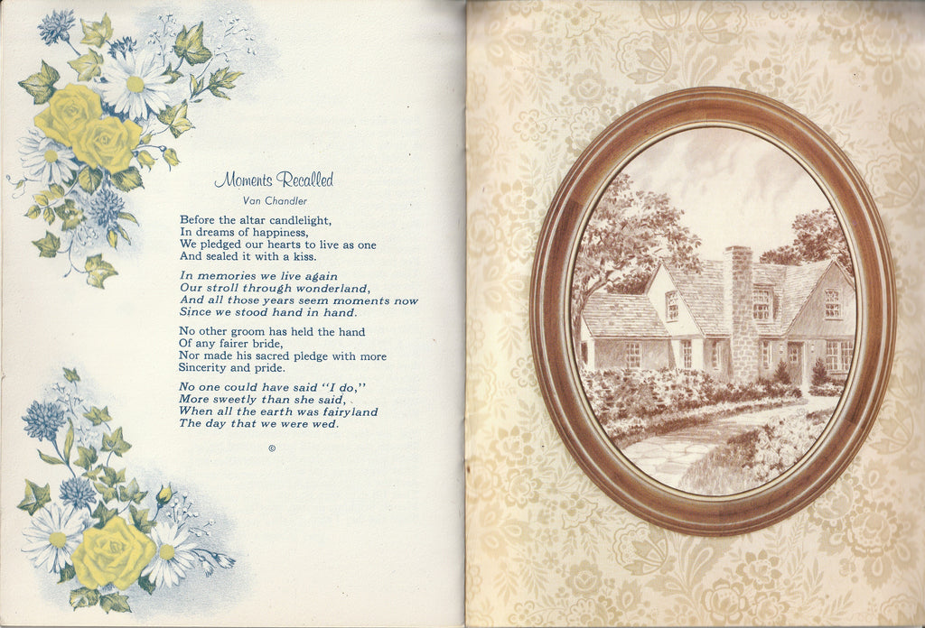Happy Anniversary Poems- Ideals Publishing Co. - Booklet, c. 1964