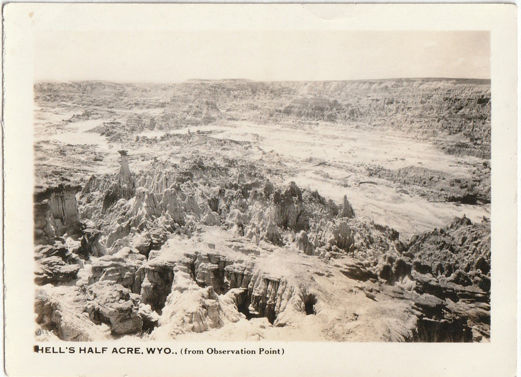 Hell's Half Acre, Wyoming - Souvenir Photo, c. 1920s