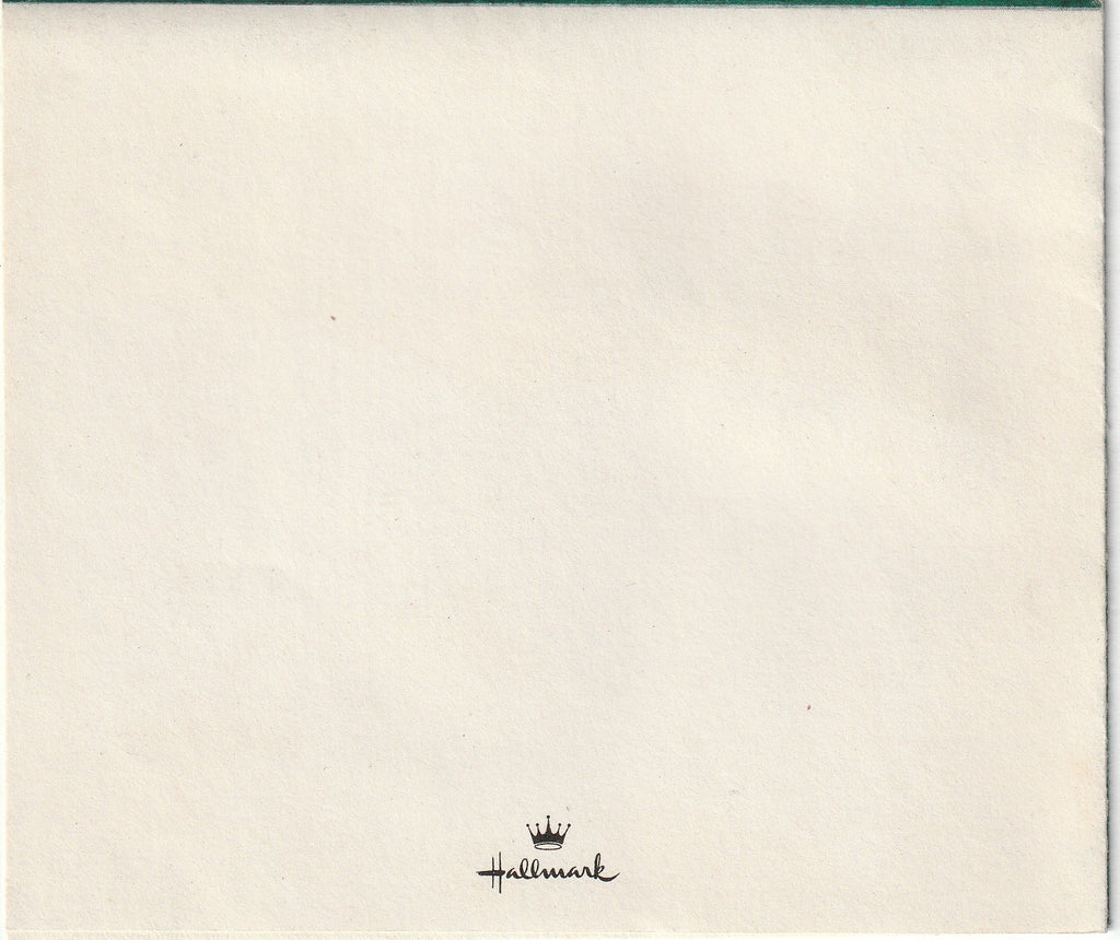Hi, Hope You Have a Merry Christmas - Hallmark Card, c. 1950s Back