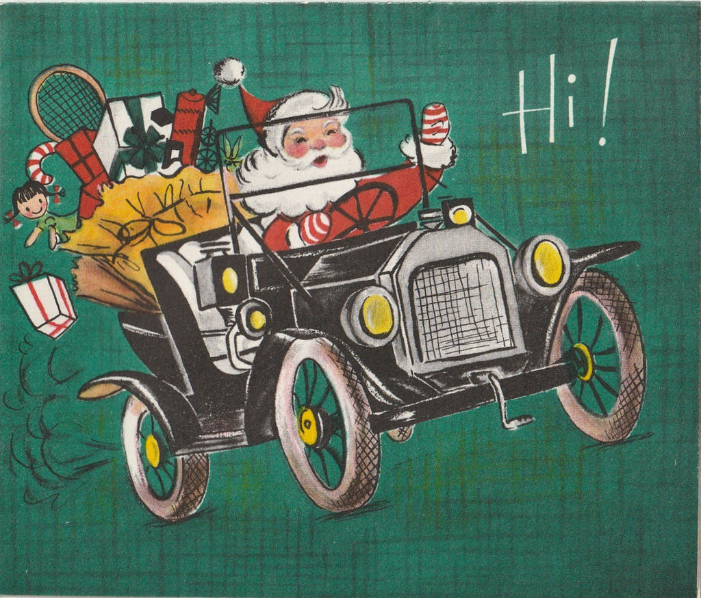 Hi, Hope You Have a Merry Christmas - Hallmark Card, c. 1950s