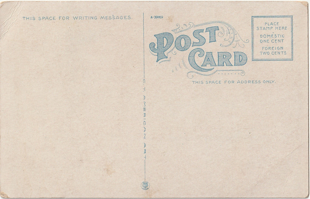 High Rock Tower - John W. Hutchinson - Lynn, MA - Postcard, c. 1920s Back