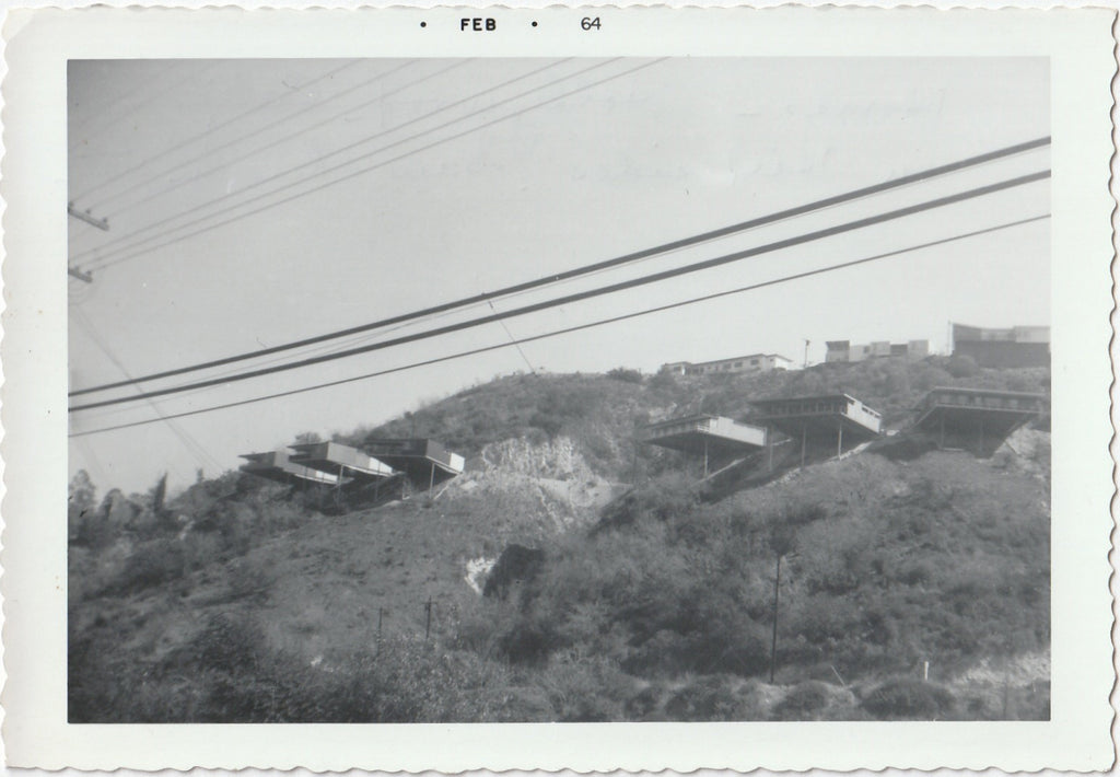 Homes in Hollywood California Feb. 1964 Photo