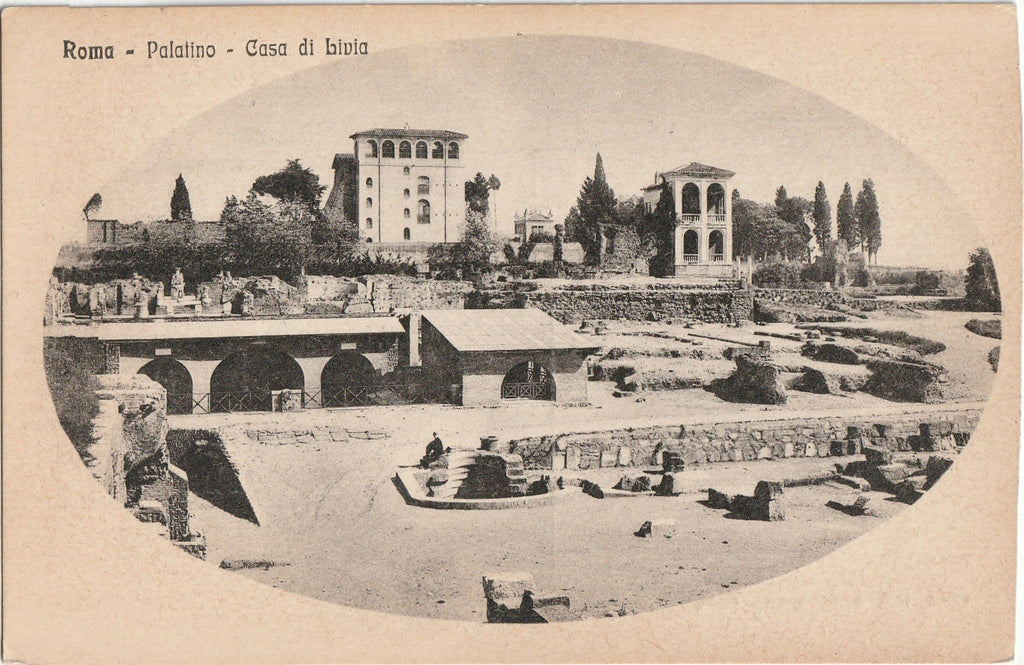 House of Livia on Palatine Hill - Rome, Italy - Postcard, c. 1900s