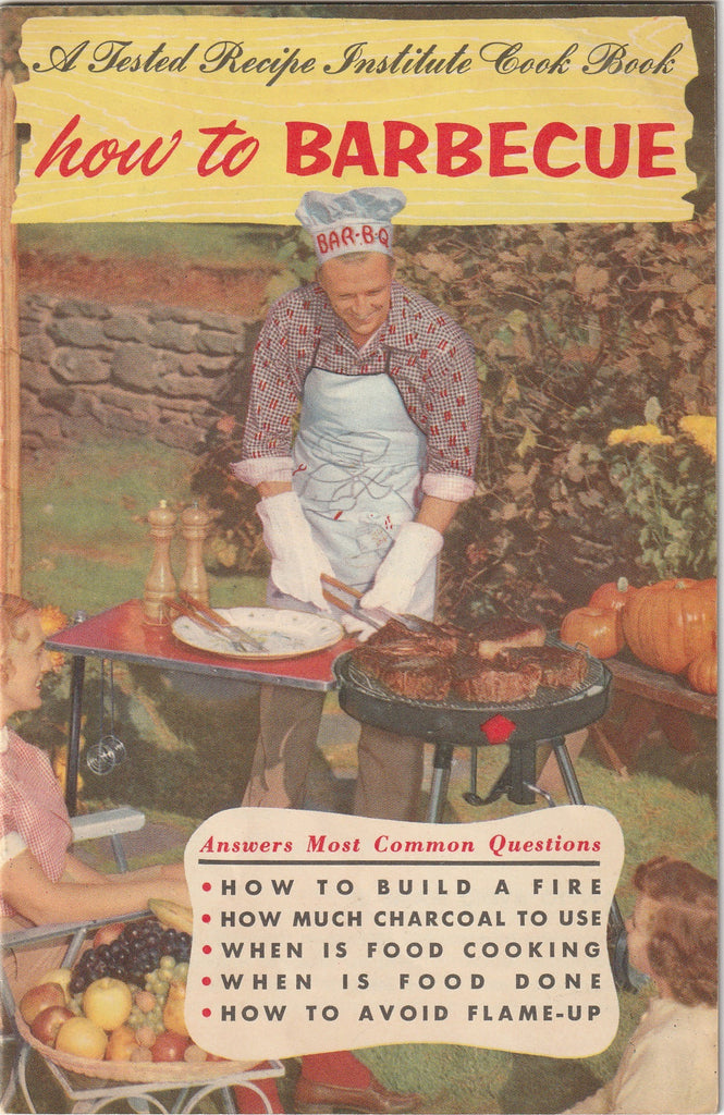 How To Barbecue - General Motors Inforation Rack Service - Booklet, c. 1957