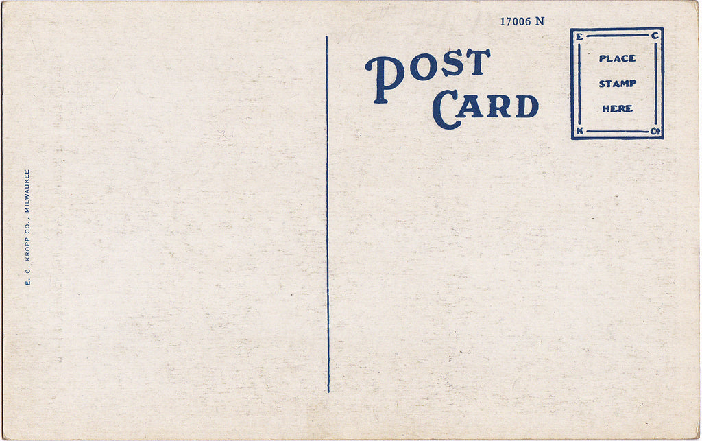 Masonic Hall and Palace Theatre-  1930s Vintage Postcard- Mt. Carmel, IL- E. C. Kropp- Unused
