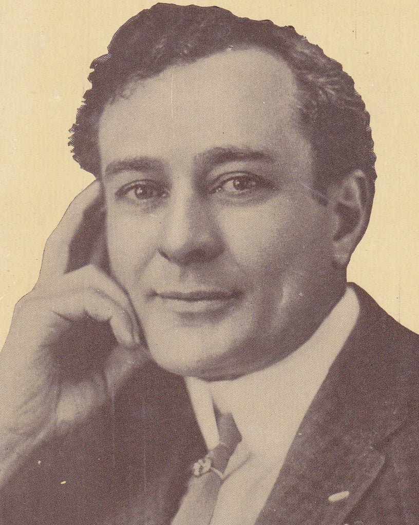 Maurice Costello- 1900s Antique Postcard- Edwardian Vaudeville Actor- Film Director- Memorabilia Portrait