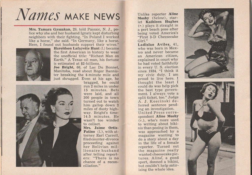 A House You Can Fly - Hypnotism: Cure For Emotional Ills - Joanne Dru - Tempo Pocket News Weekly Magazine - Aug. 30, 1954