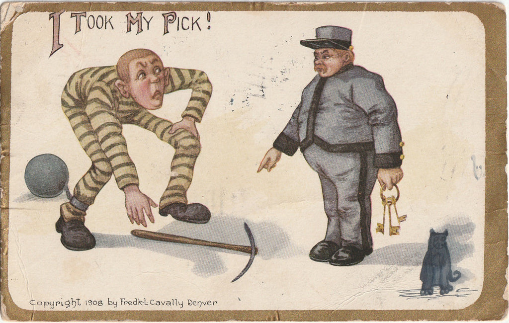 I Took My Pick - Frederick L. Cavally - Postcard, c. 1908