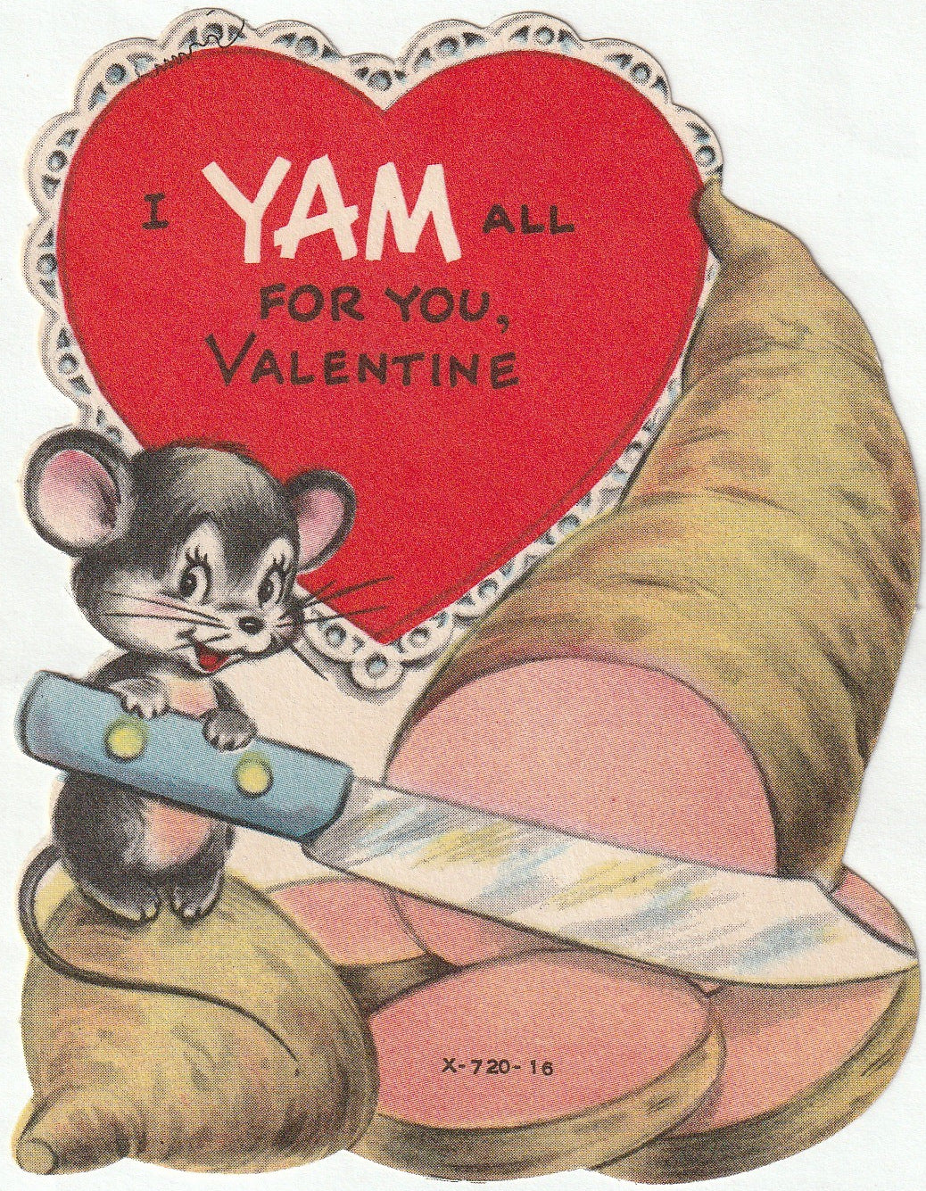 4 Vintage 1920s Valentine Cards / Postcards: Edwardian Era Couple