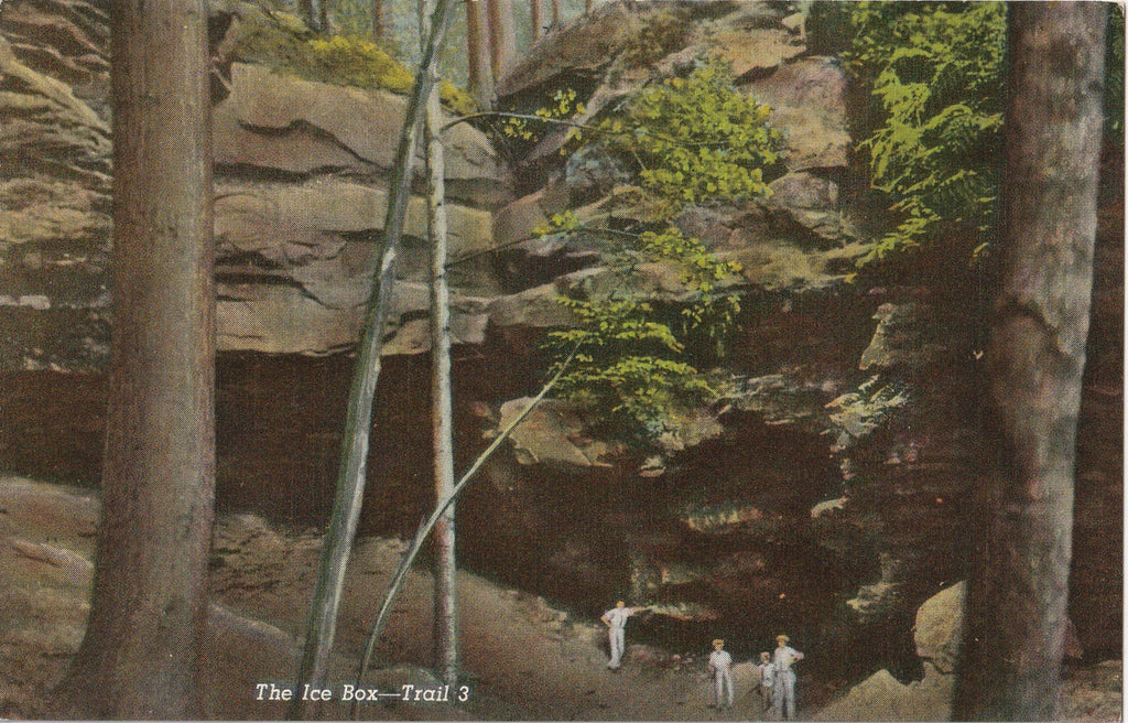 The Ice Box Trail Marshall IN Postcard