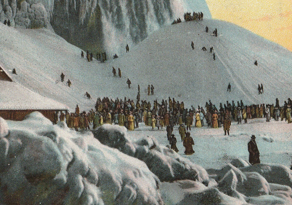 Ice Mounting - Niagara Falls, NY - Postcard, c. 1906