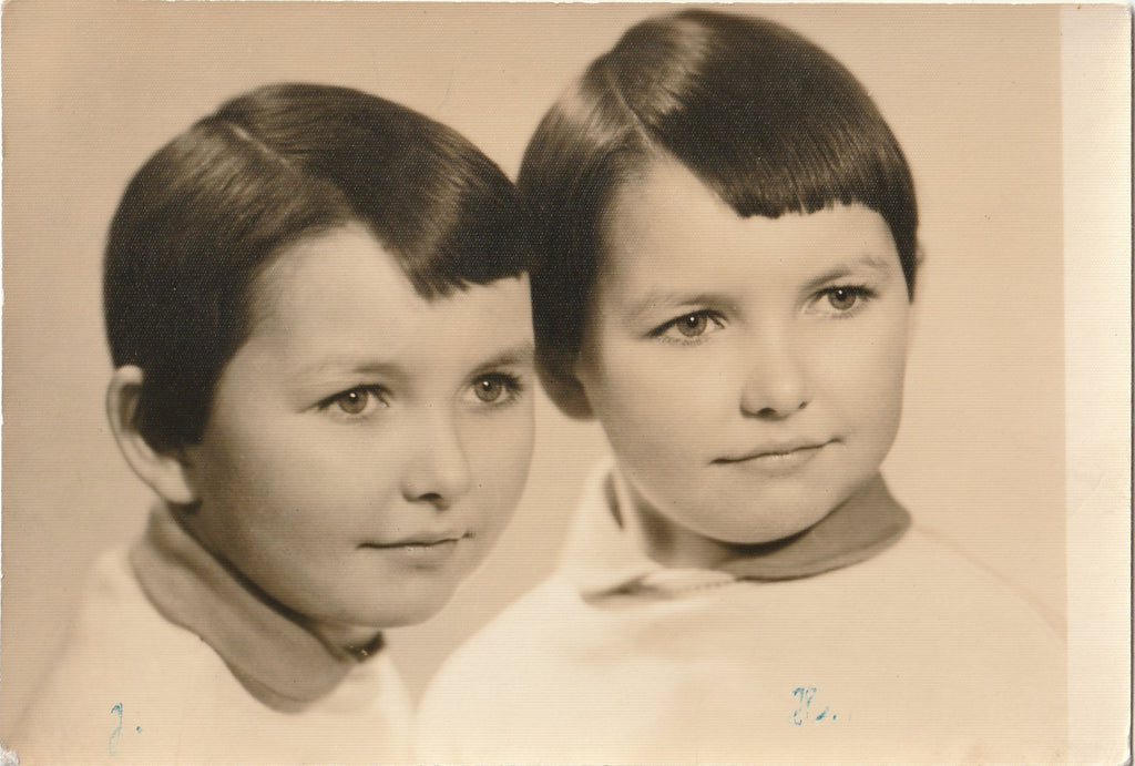 Identical Twin Brothers - Photo, c. 1960s