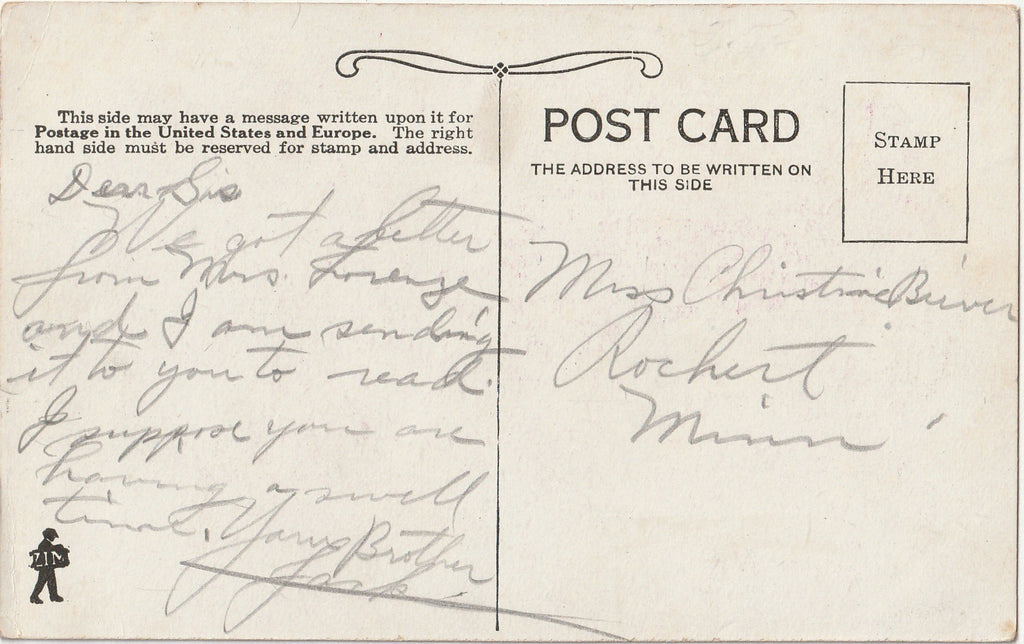In The Best of Spirits - Whiskey Bottle - Postcard, c. 1900s