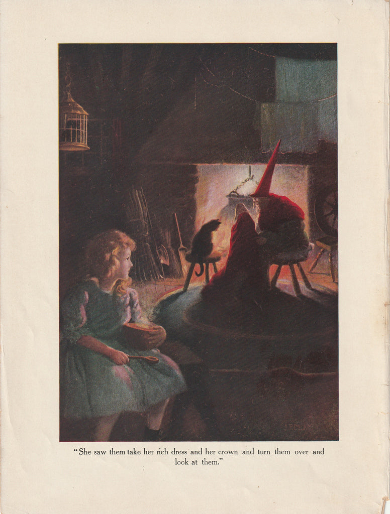 In the House of the Witch - The Castle of Grumpy Grouch - A Fairy Story - Mary Dickerson Donahey - J. R. Clay - Book Illustration - Print, c. 1908