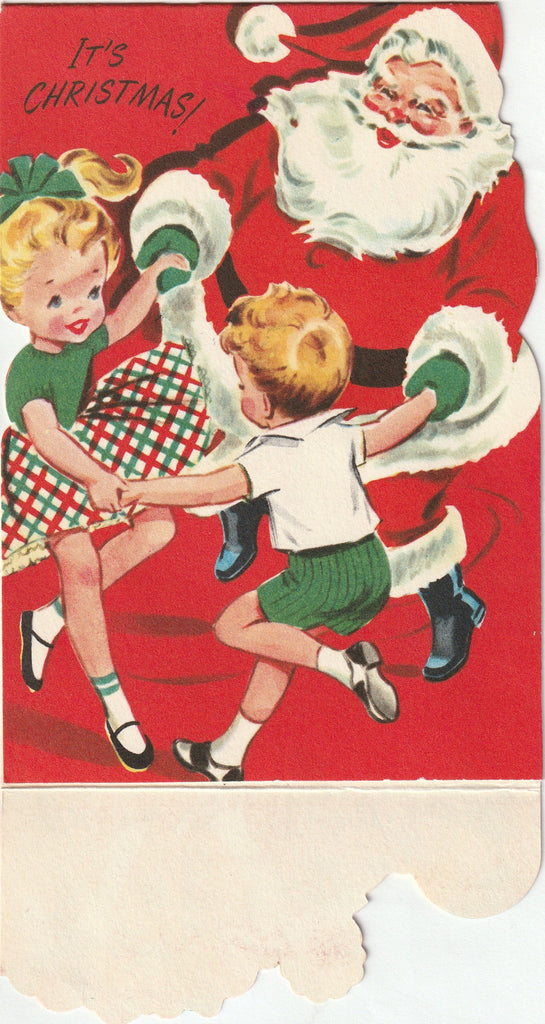 It's Christmas - Lots of Fun till the Day is Done - A Sunshine Card, c. 1940s