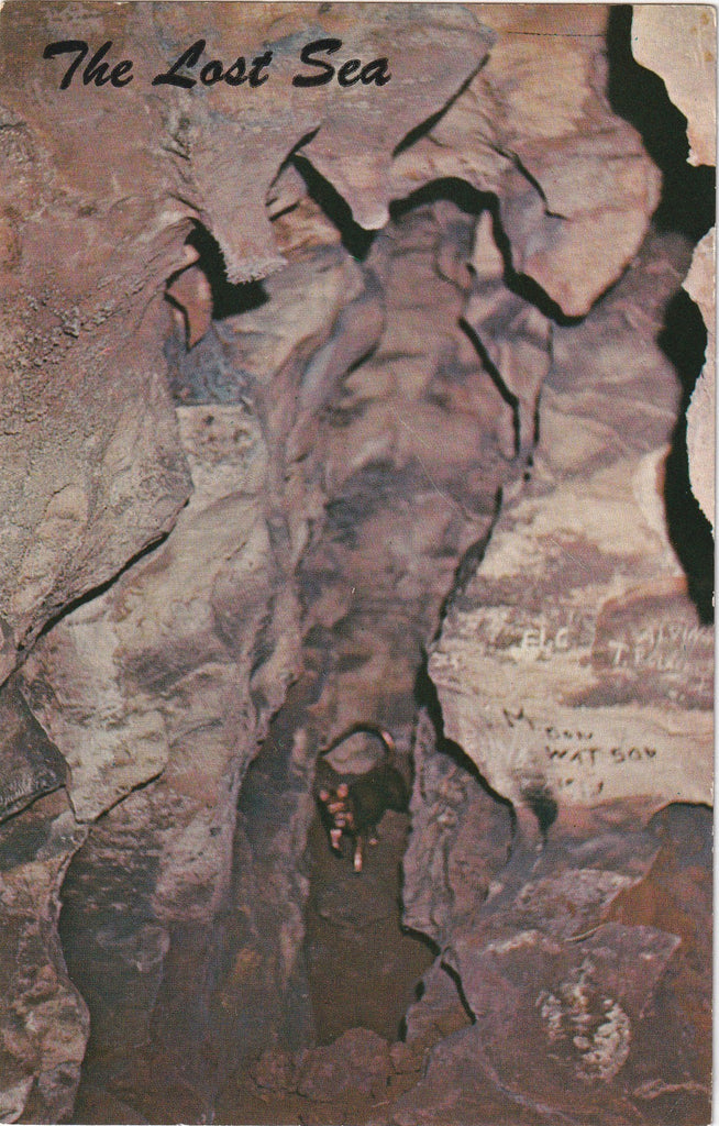 The Lost Sea Cave - Sweetwater, TN - SET of 3 - Postcards, 1960s