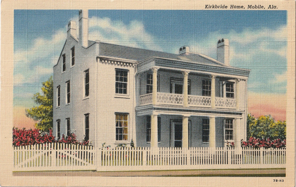 Jonathan Kirkbride Home Vintage Postcard