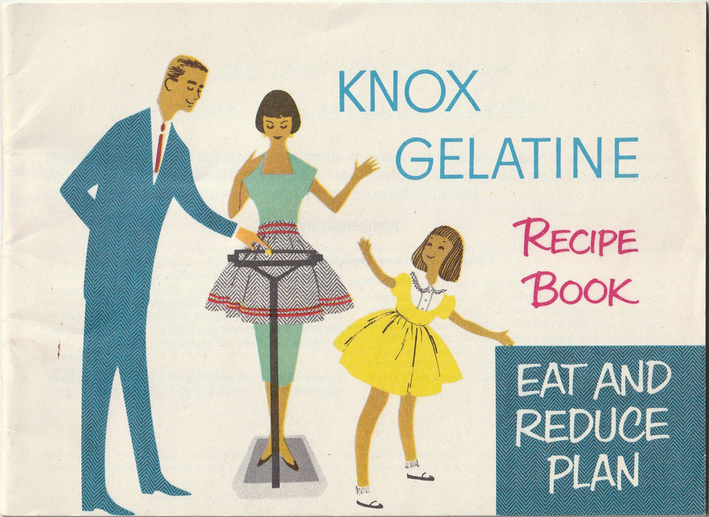Knox Gelatine Eat And Reduce Plan Recipe Book - Booklet, c. 1952