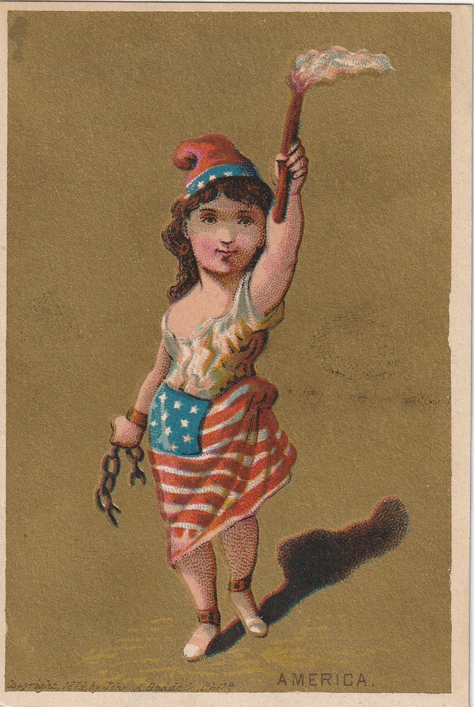 America John A Haddock 1879 Trade Card