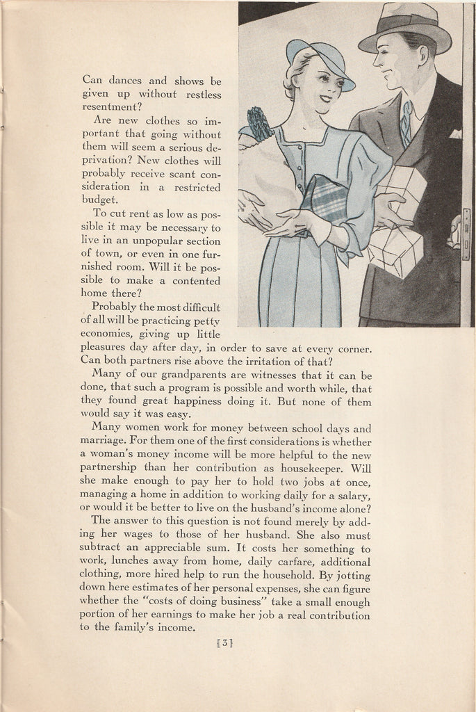 Marrying on a Small Income - Household Finance Corporation and Subsidiaries - Chicago, IL - Booklet, c. 1934 - Insie 3