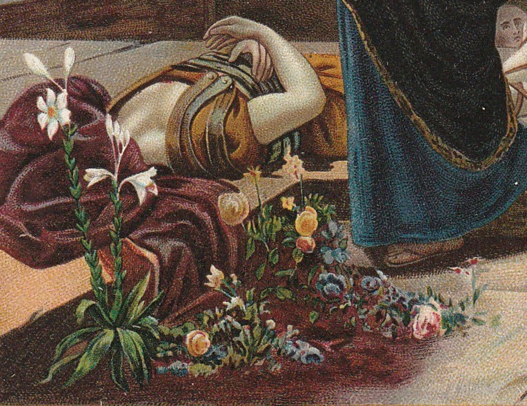 Martyrdom of Saint Alexander Ponziano Loverini Postcard Close Up 4