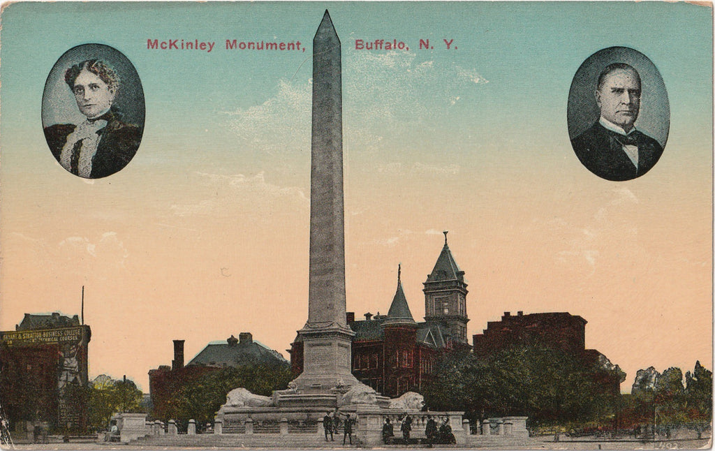 McKinley Monument Buffalo NY Postcard