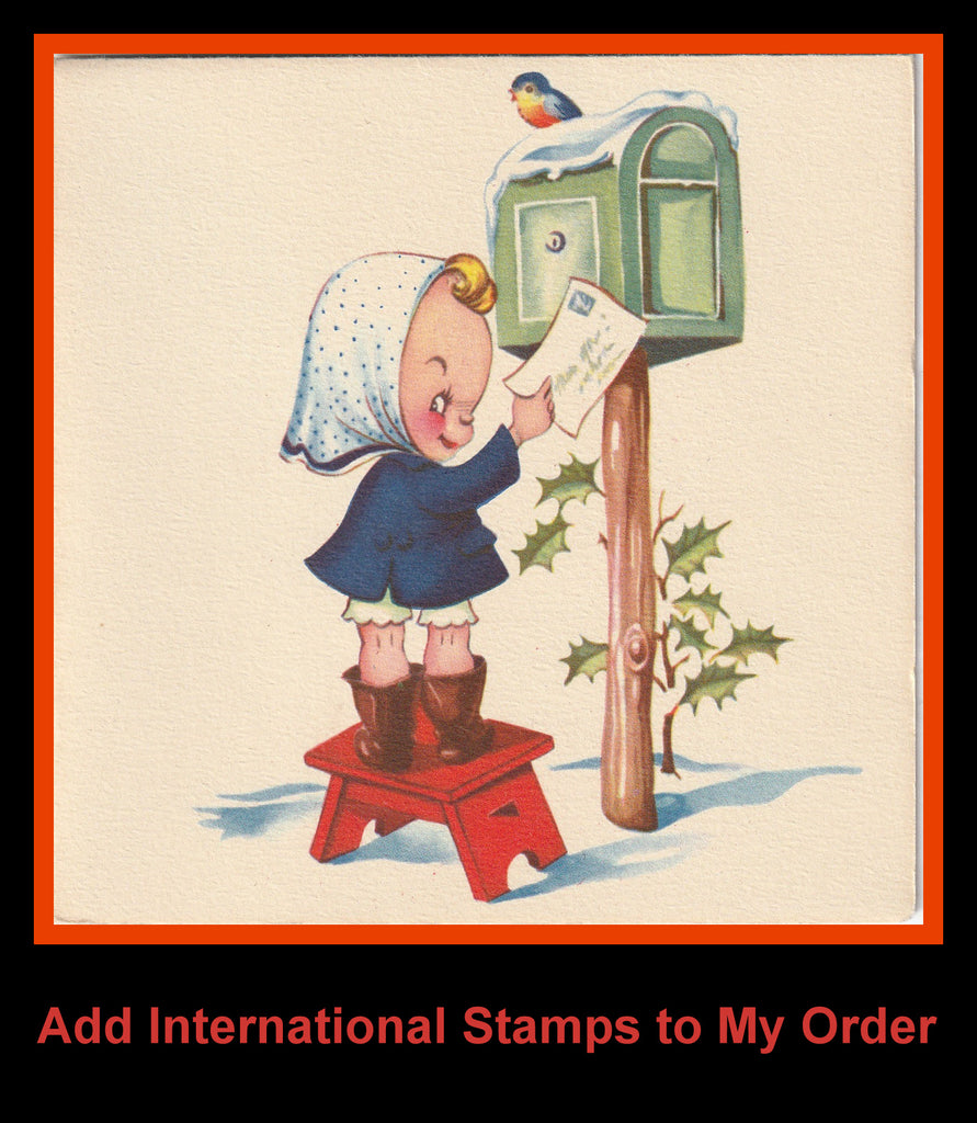 Add International Postage Stamps to My Order