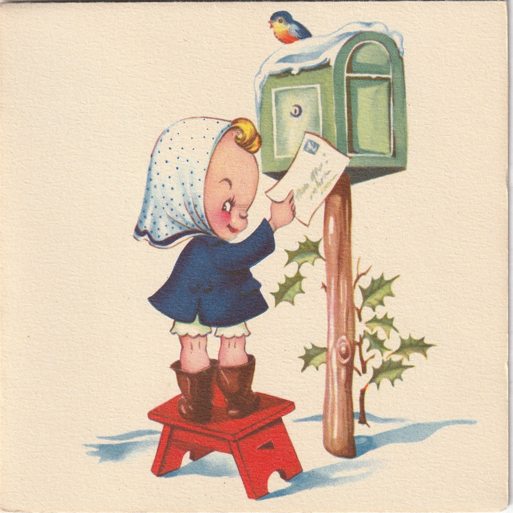 Midge Sends a Christmas Card Vintage Card