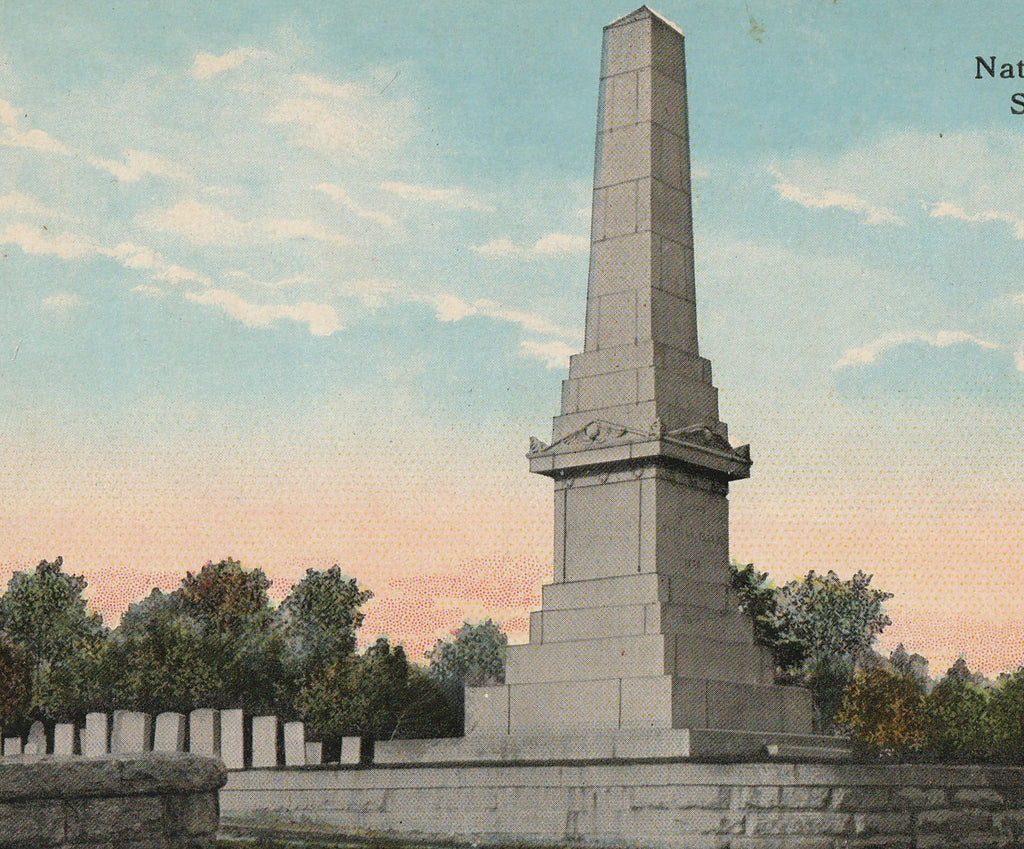 Nathan Hale Monument Coventry Connecticut Antique Postcard Close Up
