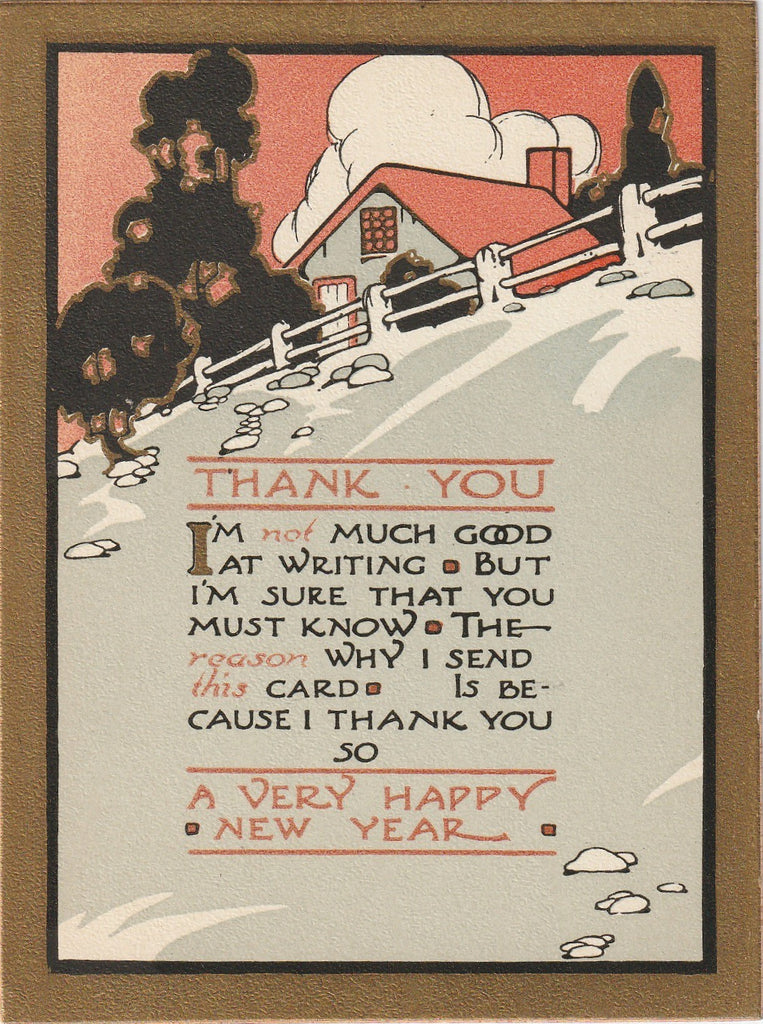 New Year Thank You Card 2