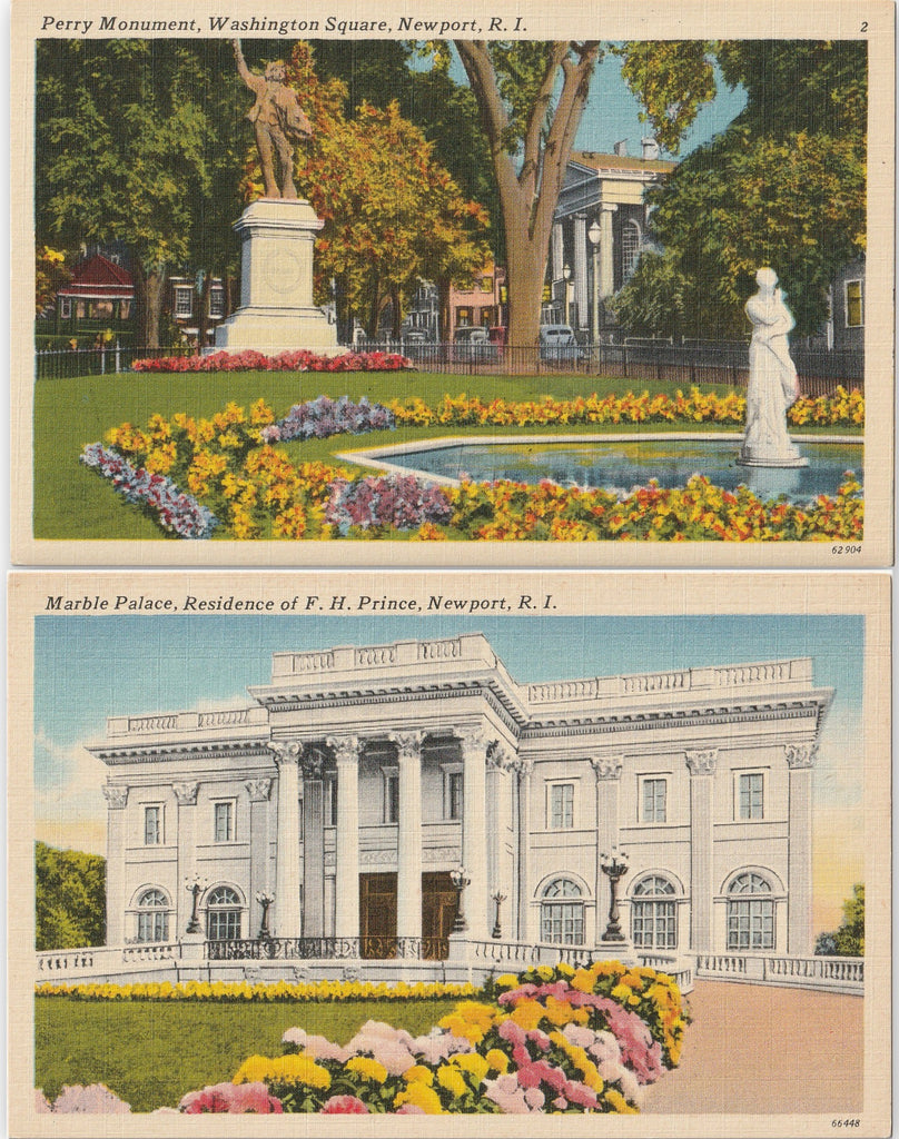 Newport Rhode Island Vintage Postcard SET