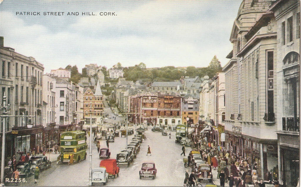 Patrick Street and Hill Cork Ireland Antique Postcard