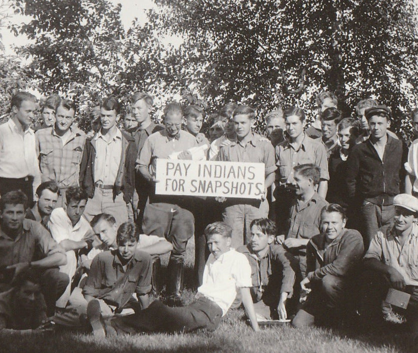 Pay Indians For Snapshots Vintage Photo Close Up 2