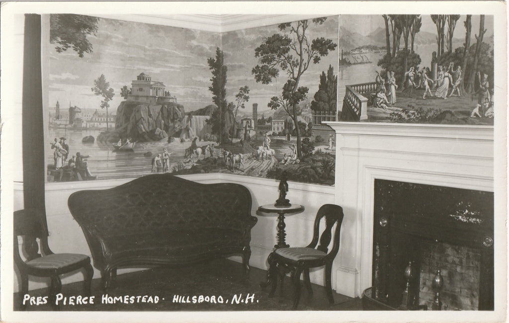 President Pierce Homestead - Hillsboro, NH - SET of 3 - RPPCs, c. 1957 2 of 3
