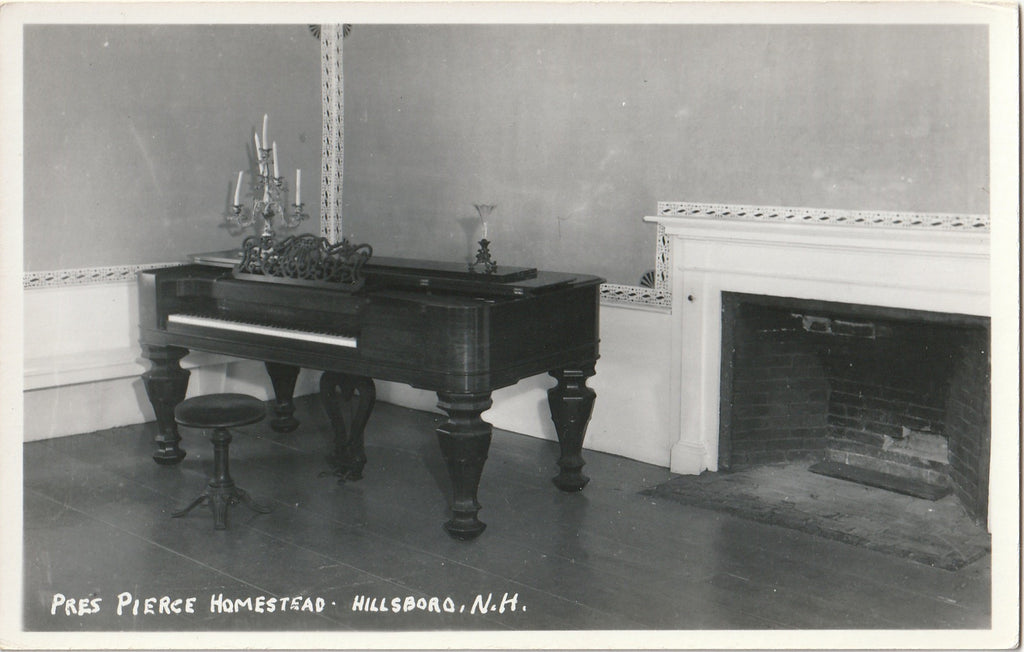 President Pierce Homestead - Hillsboro, NH - SET of 3 - RPPCs, c. 1957 3 of 3