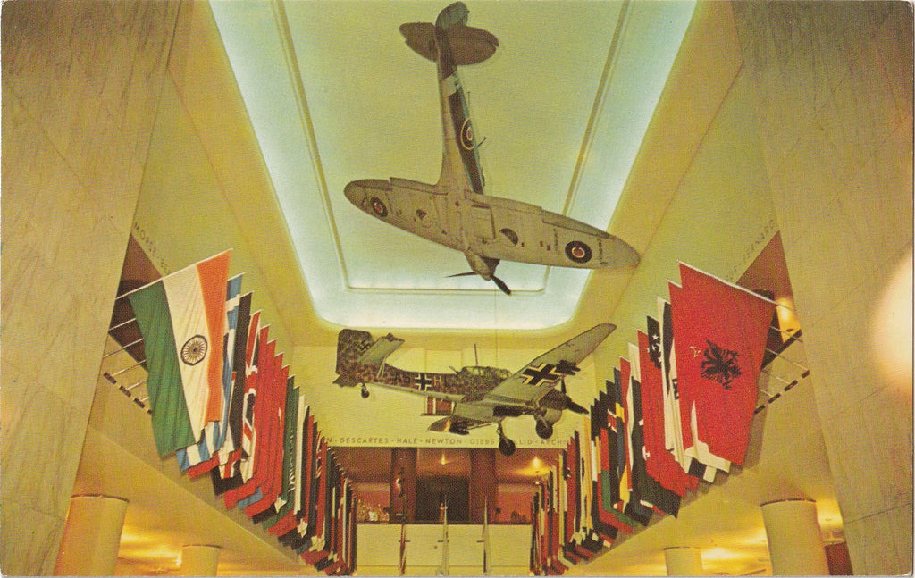 Realistic Reminders of World War II - Museum of Science and Industry, Chicago - Chrome Postcard, c. 1960s