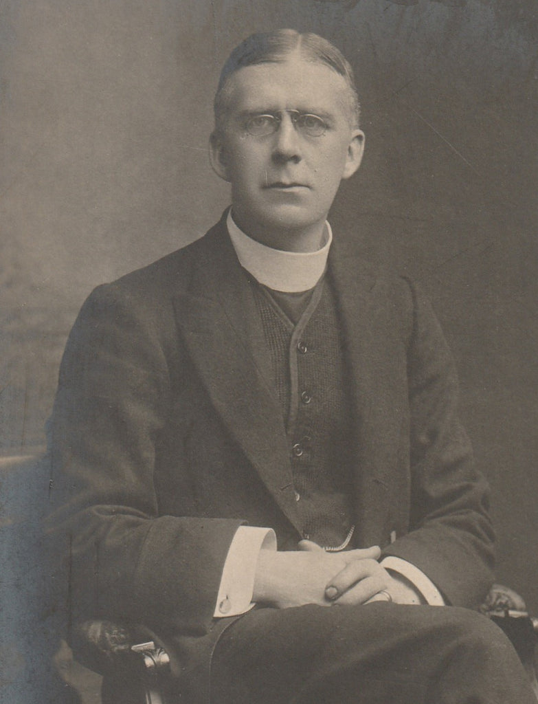 Rev. H. P. Cronshaw Signed RPPC Close Up