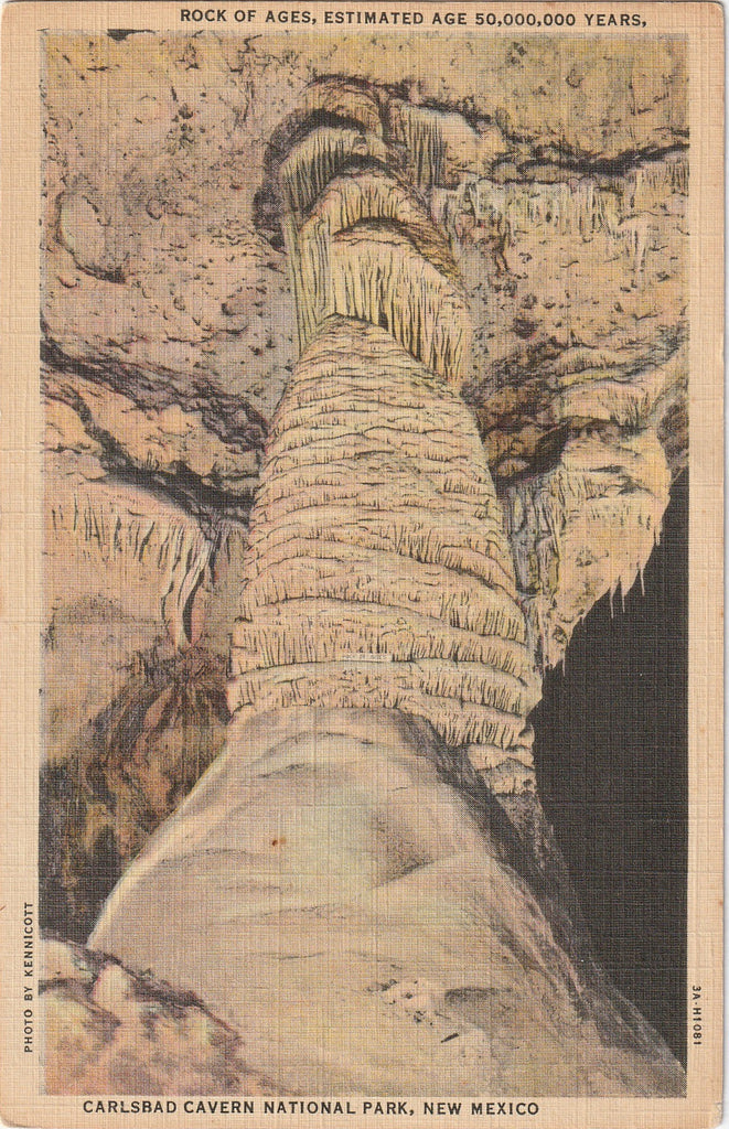 Rock of Ages Carlsbad Cavern Postcard