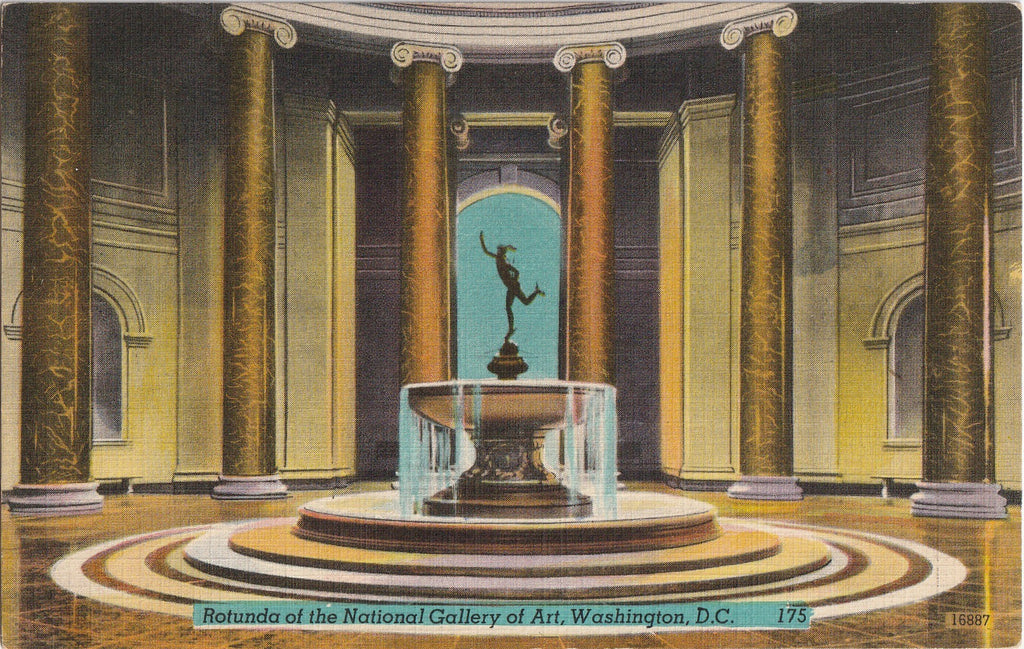 Rotunda of the National Gallery of Art Washington DC Postcard