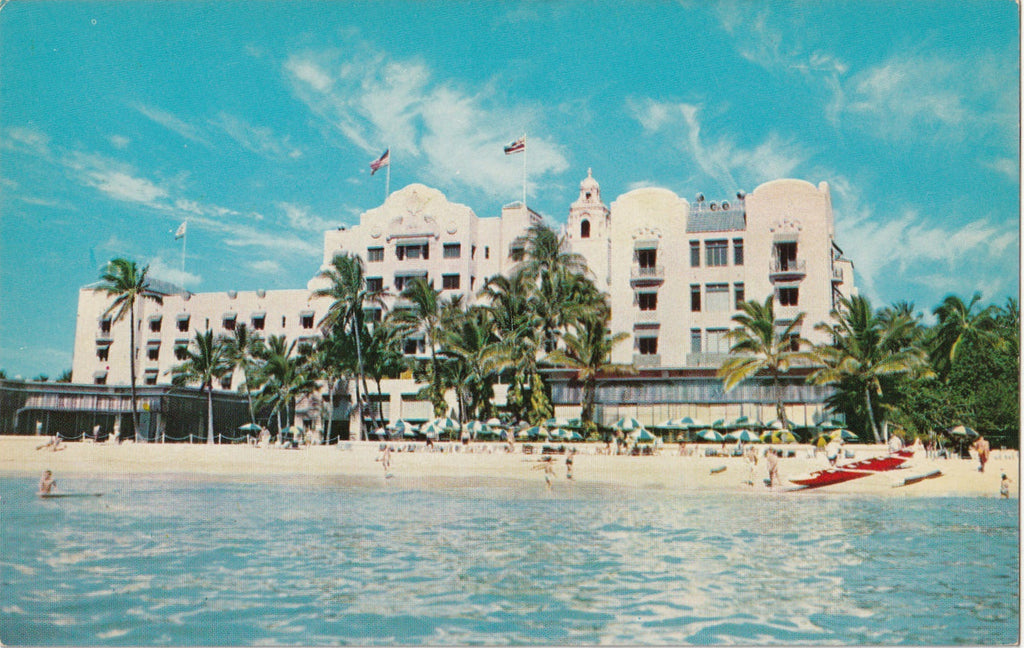 Royal Hawaiian Hotel - Honolulu, Hawaii - Set of 2 - Postcards, c. 1950s