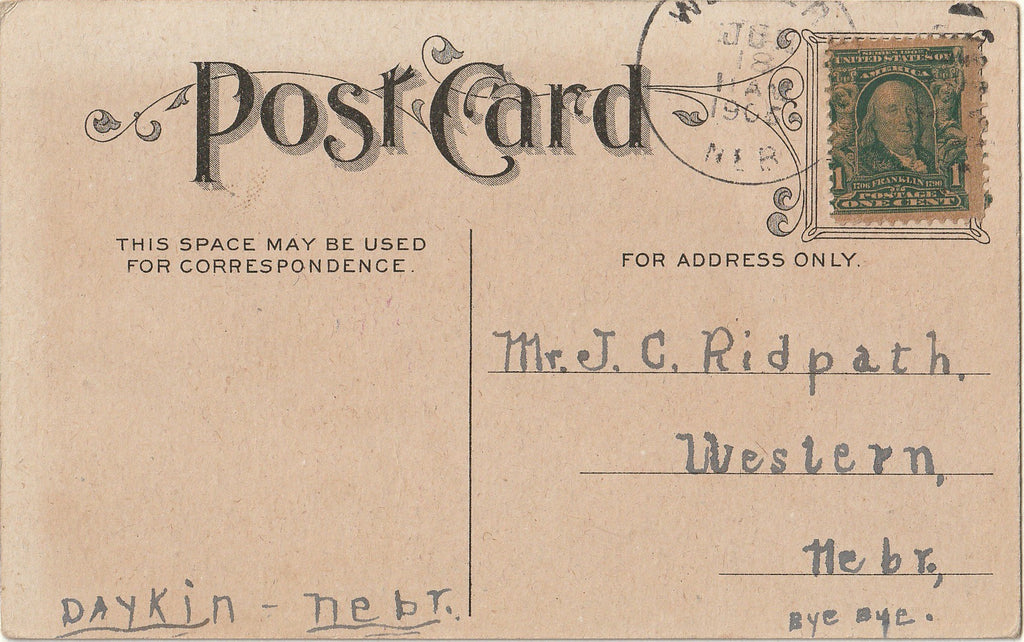 Rubber- Postcard, c.1900s