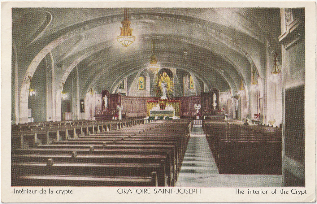 Saint Joseph's Oratory of Mount Royal - Montreal, Quebec, Canada Postcard