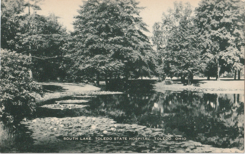 South Lake Toledo State Hospital - Toledo, OH - Postcard, c. 1930s