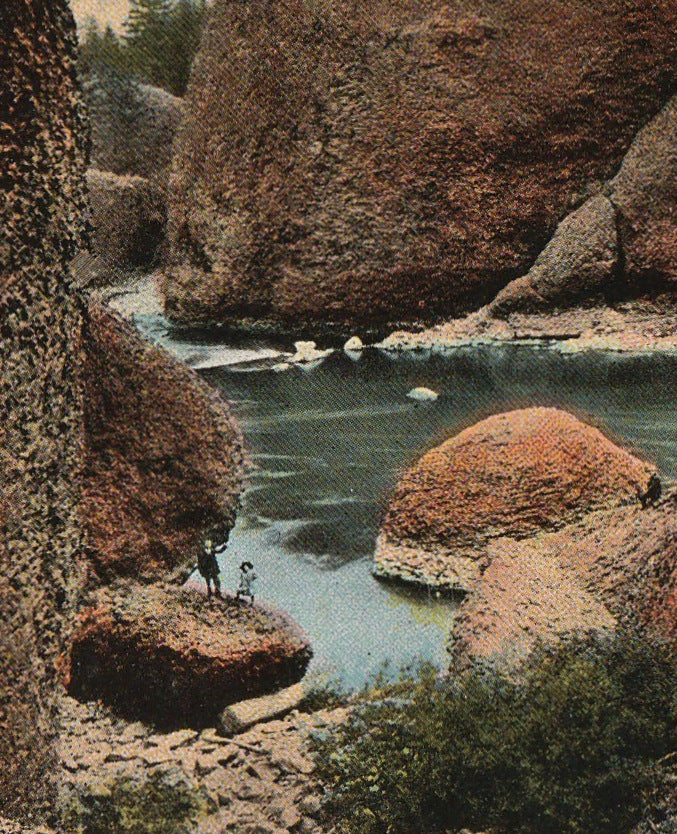 Spokane River - Spokane, WA- Postcard, c. 1910s